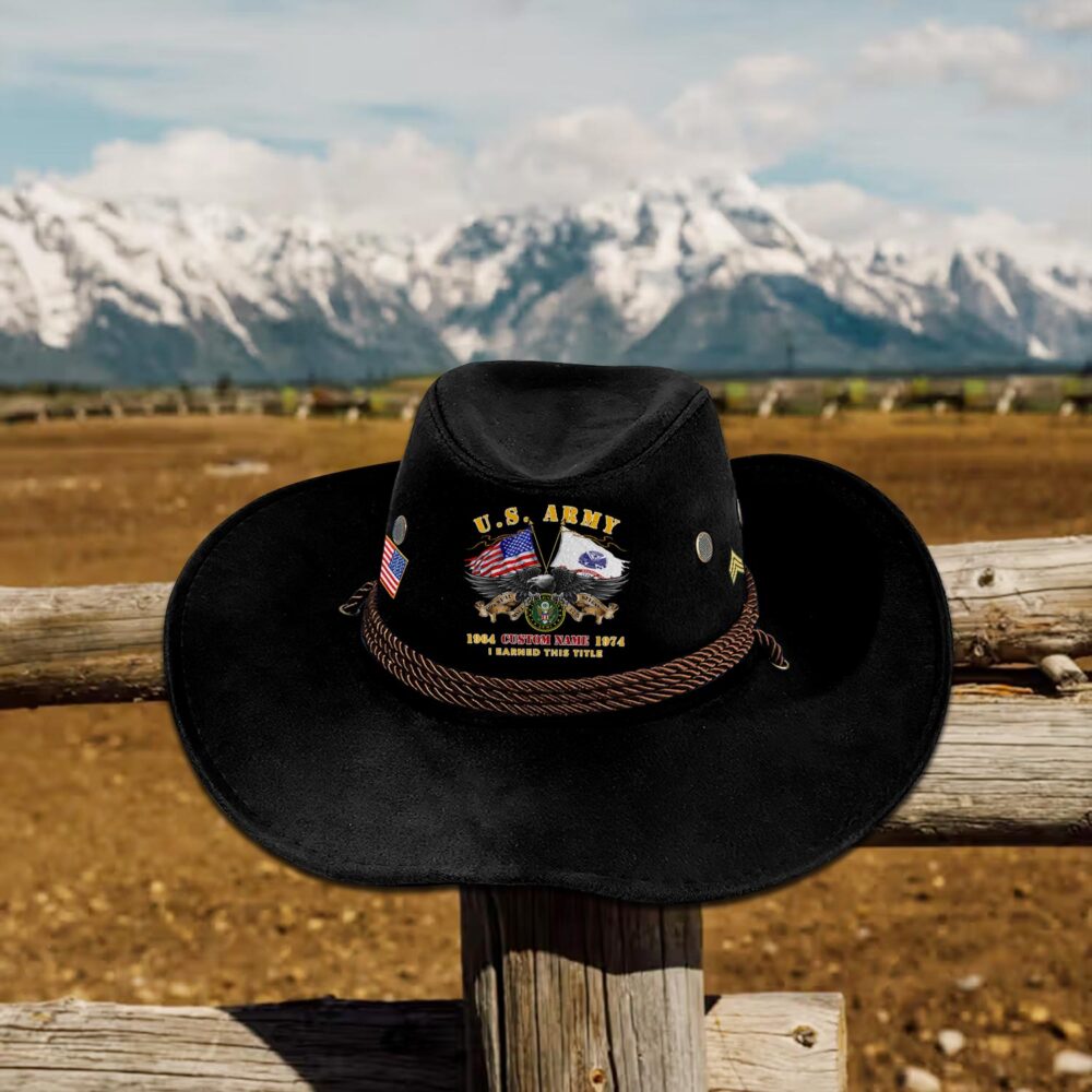 US Army, O 5 Army Lieutenant Colonel - Cowboy Hat - Image 4