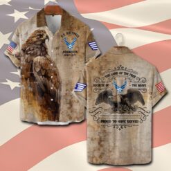 US Air Force , Life And Pride - Short Sleeve Button Shirt