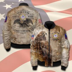 US Coast Guard, Lest We Forget - Bomber Jacket