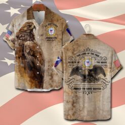 US Coast Guard, Served With Pride - Short Sleeve Button Shirt