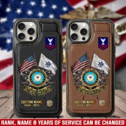 US Coast Guard, All Gave Some, Some Gave All - Leather Flip Phone Case