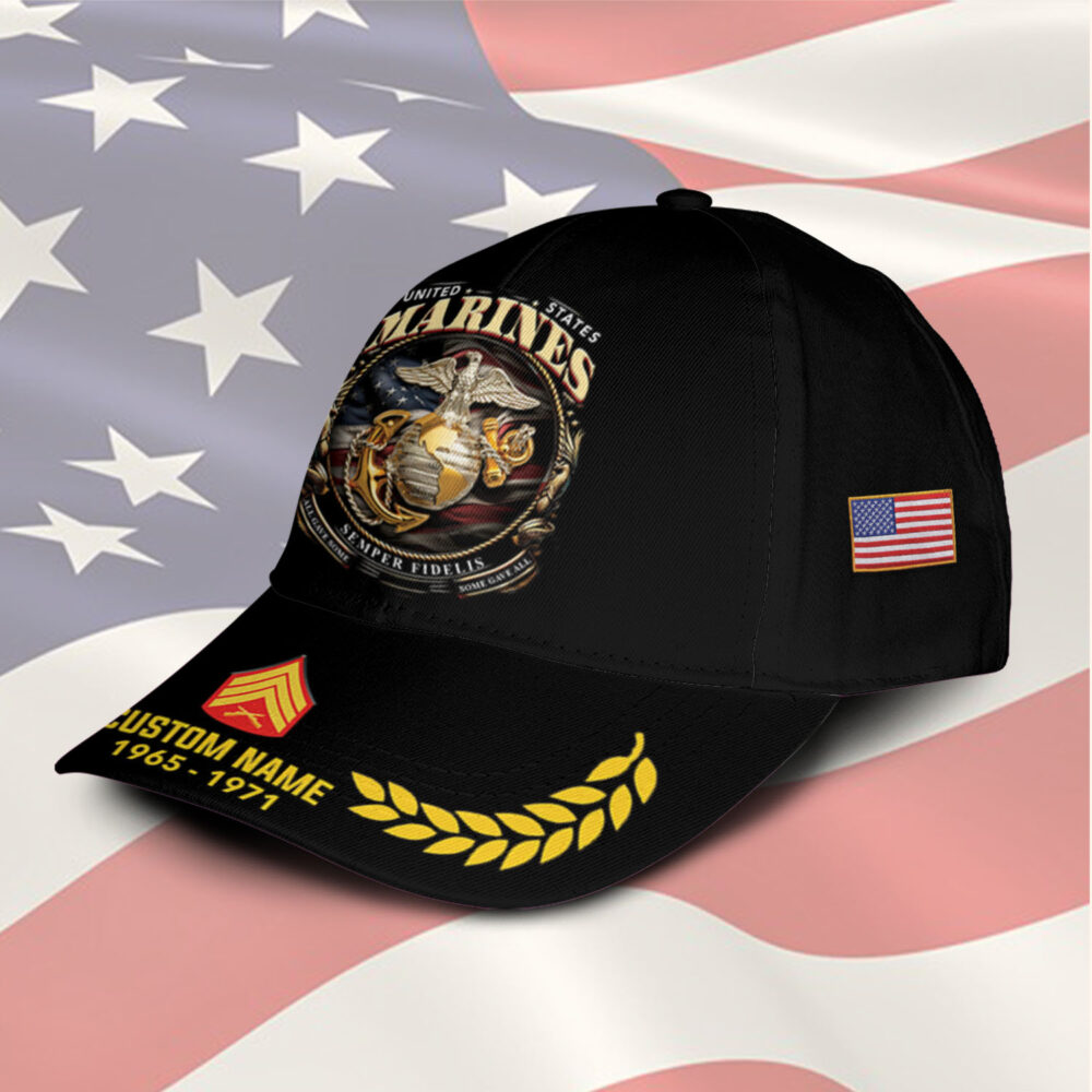 US Marine Corps, Duty, Honor, Country - Classic Cap - Image 2