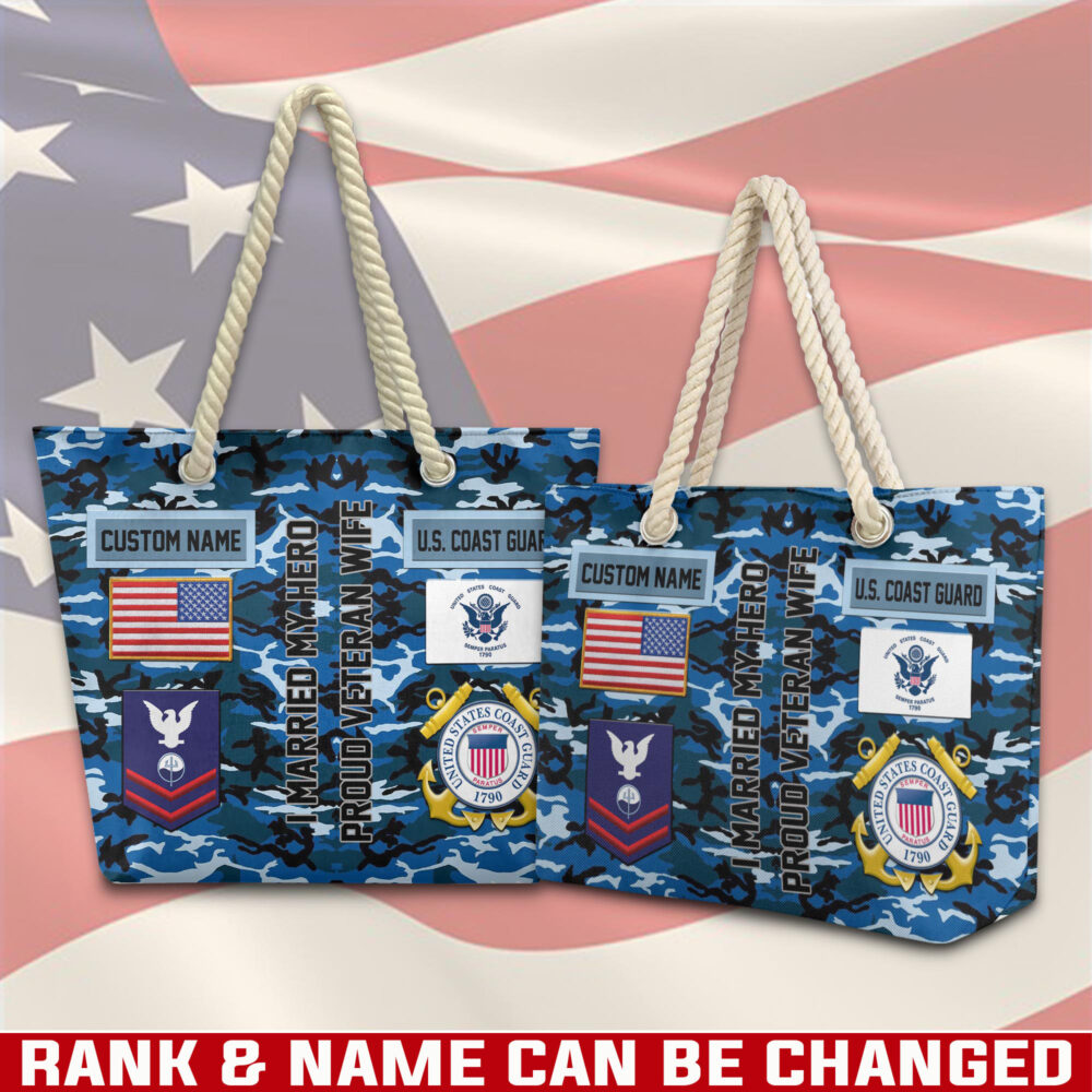 US Coast Guard, Freedom Isn't Free - Beach Bag