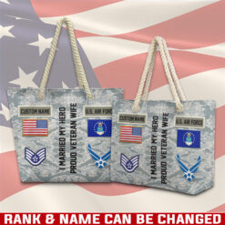 US Air Force, Honor The Fallen - Beach Bag
