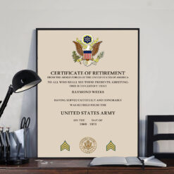 US Army - Poster 16x12in - THPCCustom250904