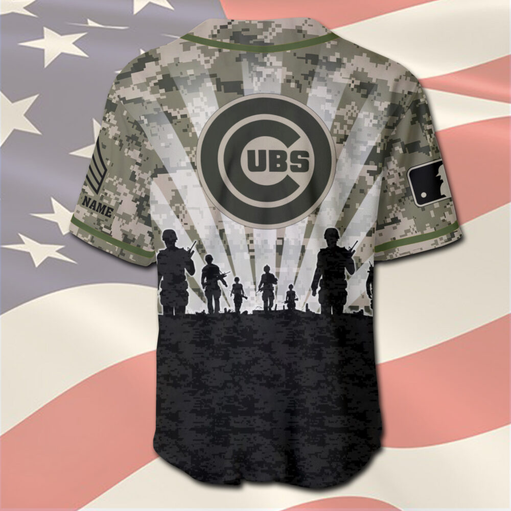 US Army, Honor, Duty, Service - Baseball Jersey - Image 3