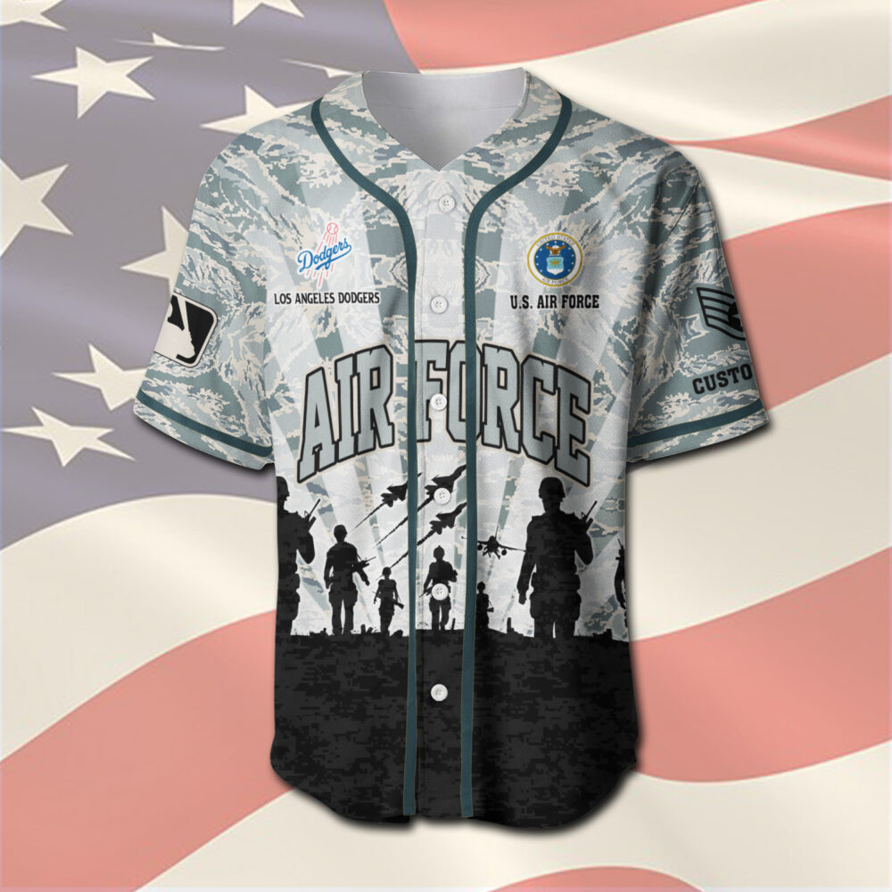 US Air Force , E 4 Air Force Sergeant - Baseball Jersey - Image 2