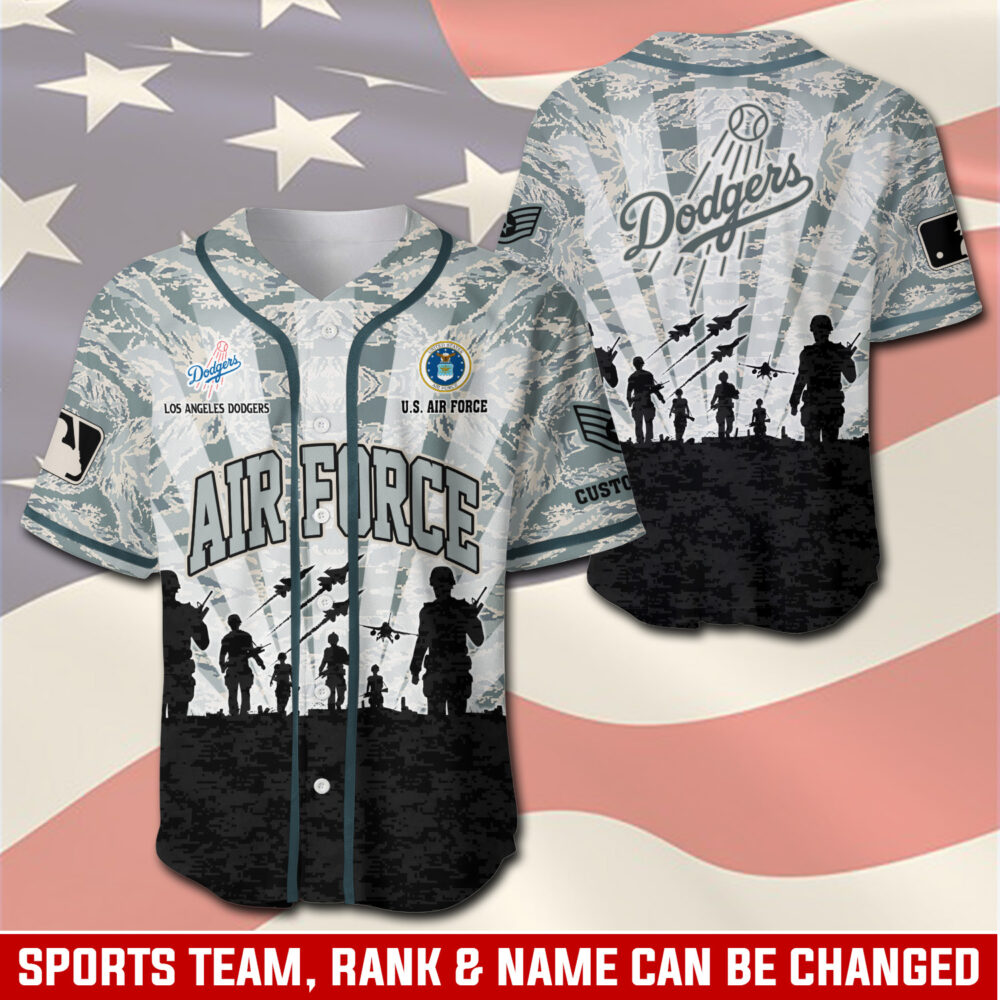 US Air Force , E 4 Air Force Sergeant - Baseball Jersey