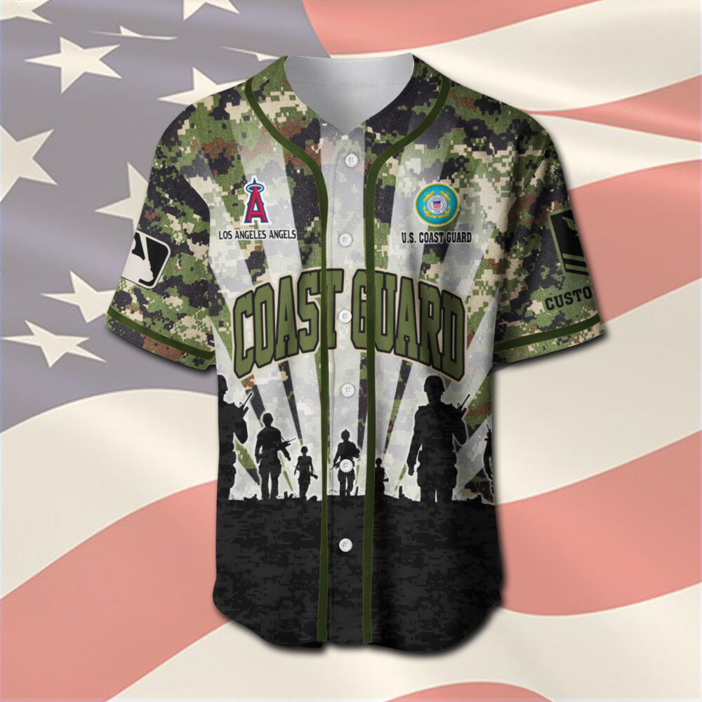 US Coast Guard, E 5 Gold - Baseball Jersey - Image 2