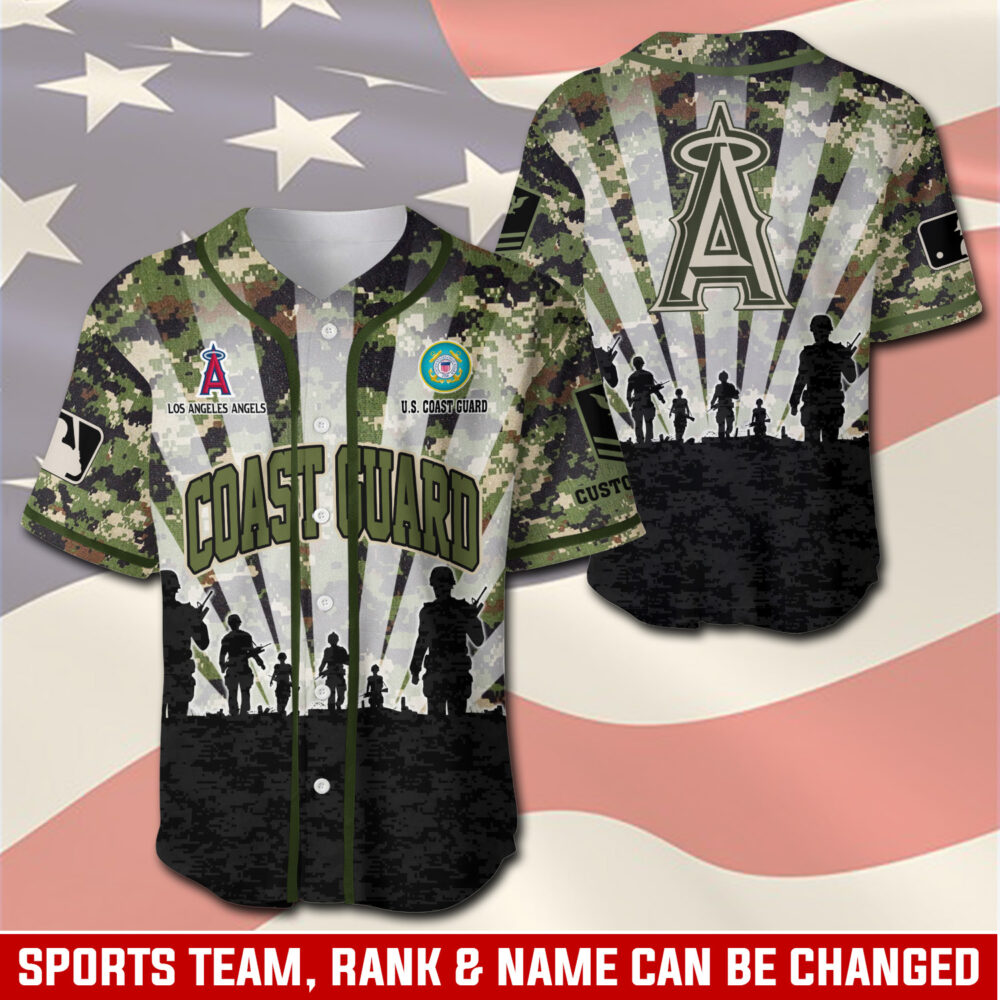 US Coast Guard, E 5 Gold - Baseball Jersey