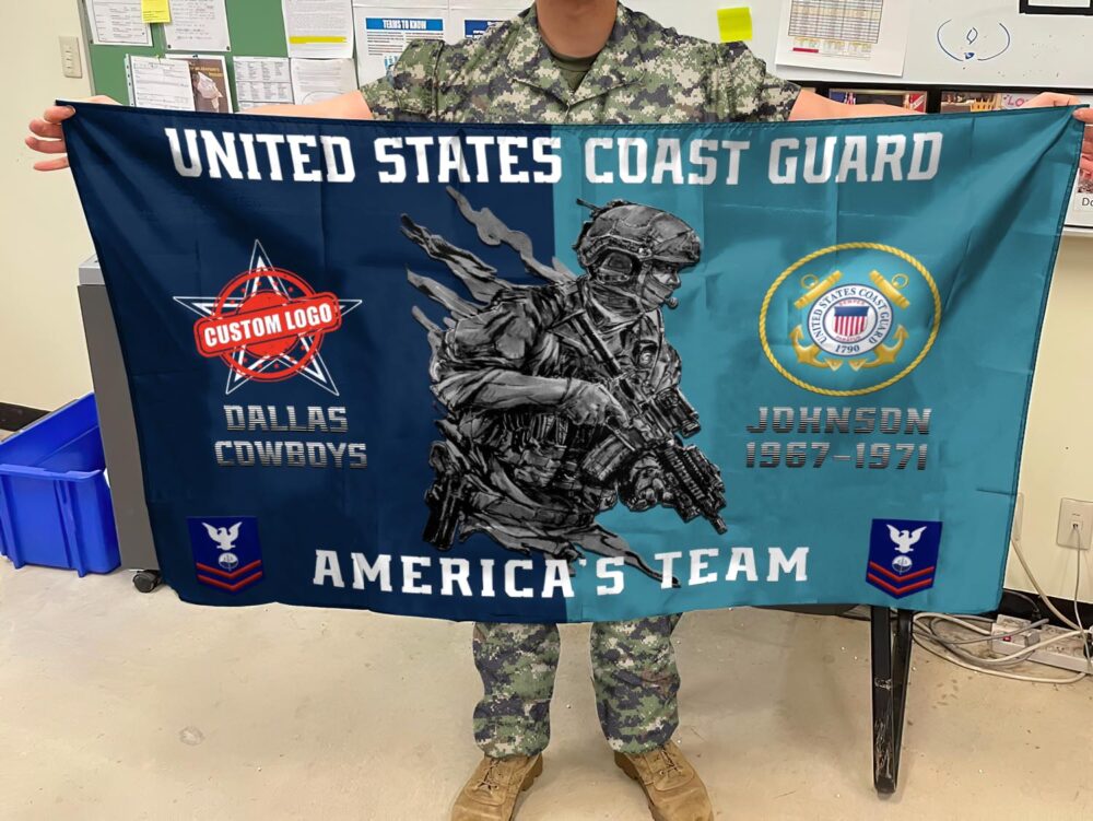 US Coast Guard, E 9 Gold - Flying Flag 2×3 Feet(60×90 Cm) - Image 3
