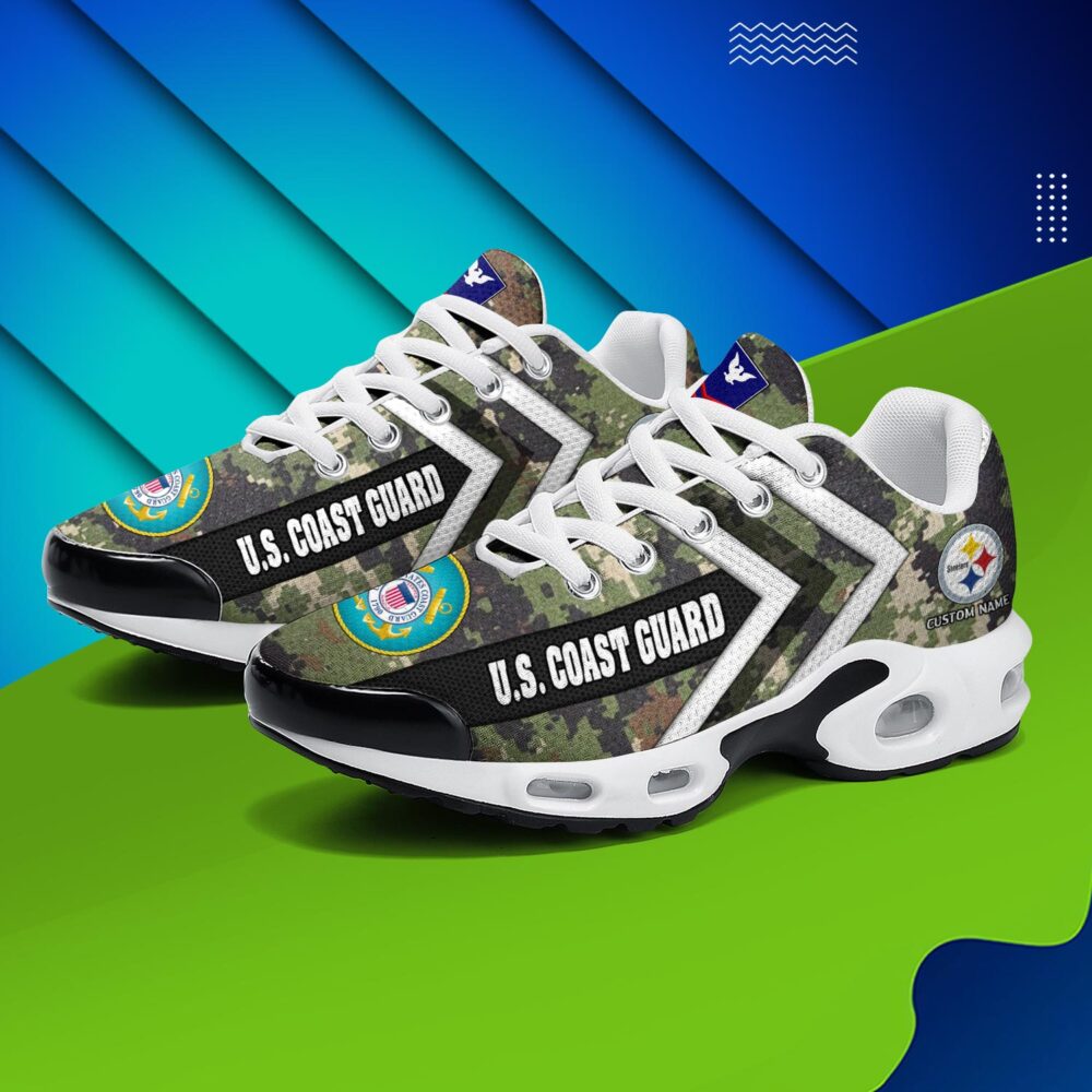 US Coast Guard, American By Birth, Veteran By Choice - Air Max Plus Shoes - Image 3