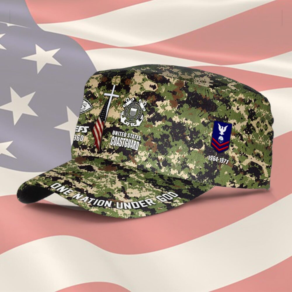 US Coast Guard, E 3 Red - Military Cap - Image 2