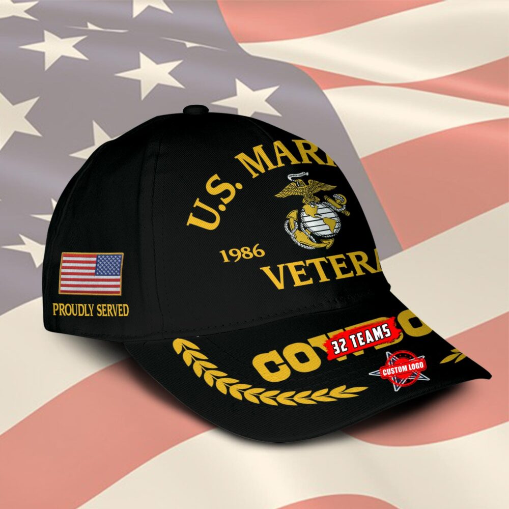 US Marine Corps, E 9 Marines Sergeant Major - Classic Cap - Image 2