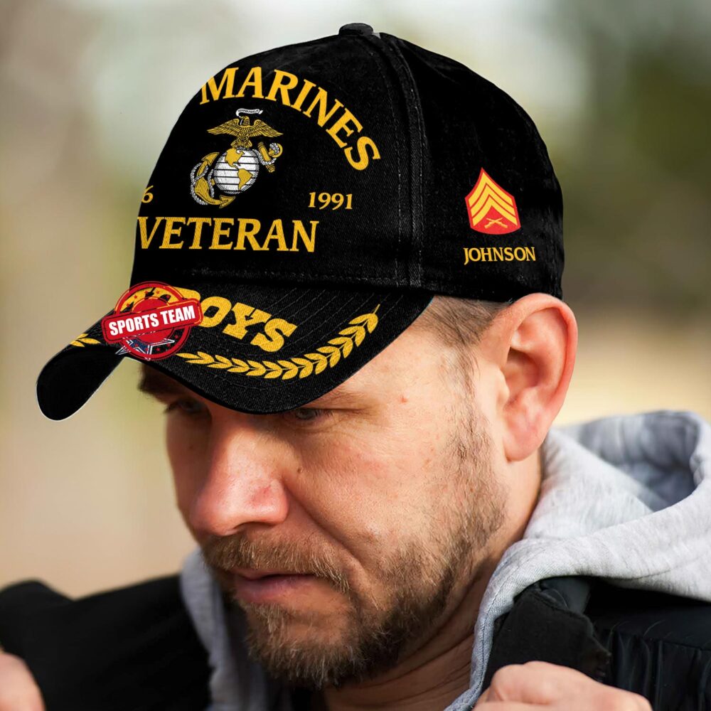 US Marine Corps, E 9 Marines Sergeant Major - Classic Cap - Image 3