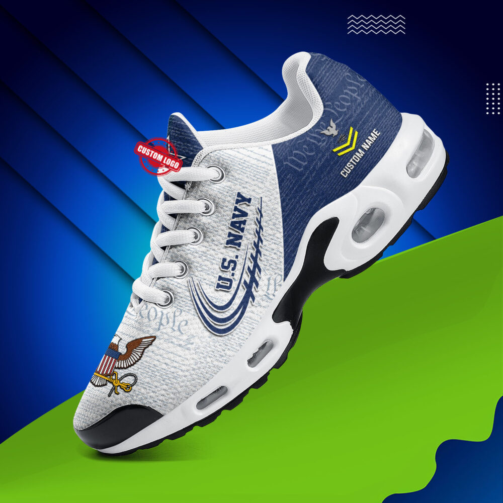 US Navy, Proud Veteran - Air Max Plus Shoes - Image 2