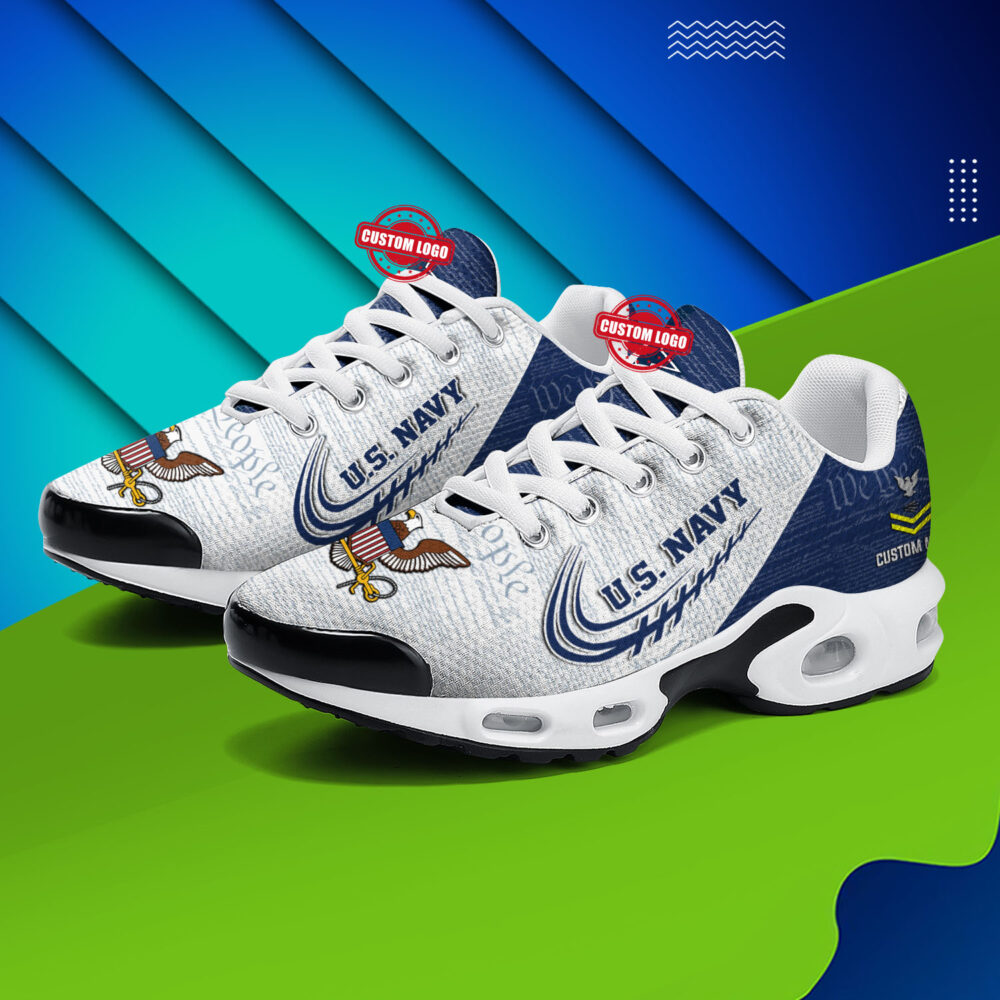 US Navy, Proud Veteran - Air Max Plus Shoes - Image 3
