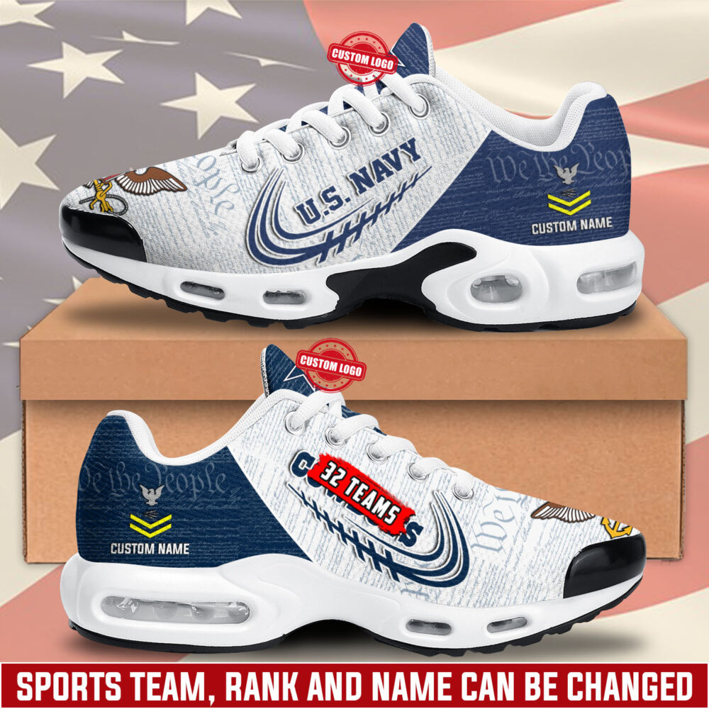 US Navy, Proud Veteran - Air Max Plus Shoes