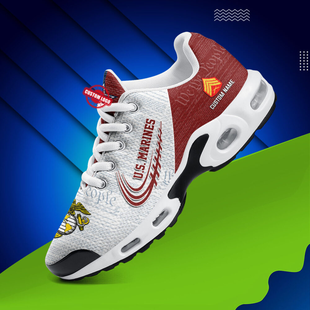 US Marine Corps, American By Birth, Veteran By Choice - Air Max Plus Shoes - Image 2
