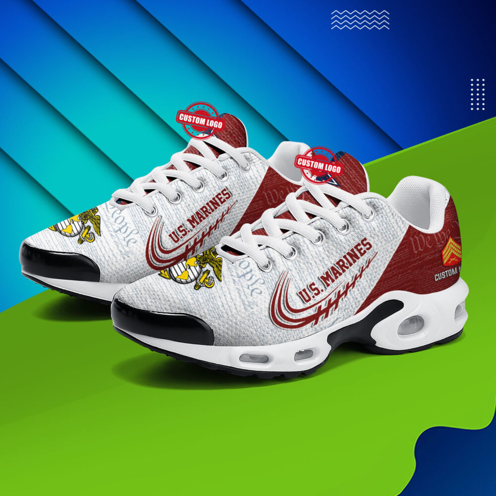 US Marine Corps, American By Birth, Veteran By Choice - Air Max Plus Shoes - Image 3