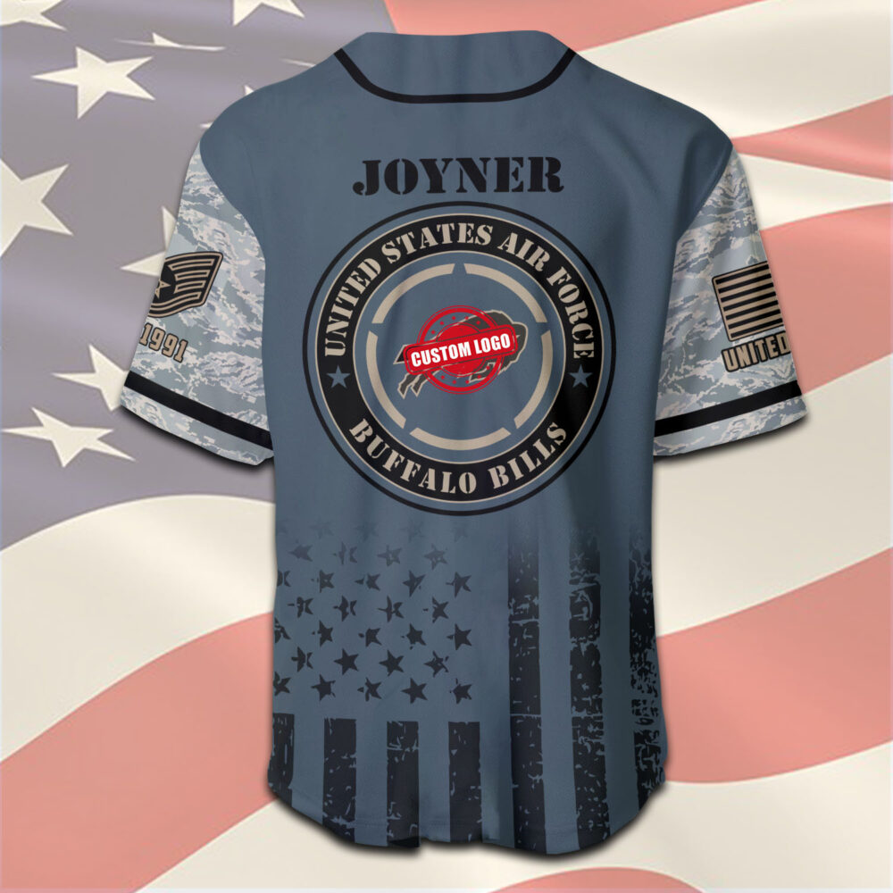 US Air Force , E 5 Air Force Staff Sergeant - Baseball Jersey - Image 3