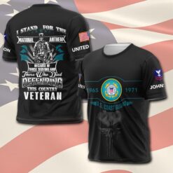 US Coast Guard, American By Birth, Veteran By Choice - T-Shirt