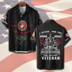 US Marine Corps, Life And Pride - Short Sleeve Button Shirt