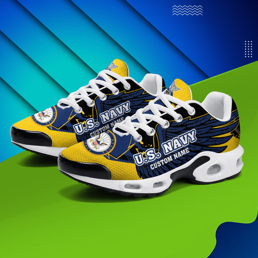 US Navy, No One Gets Left Behind - Air Max Plus Shoes - Image 3