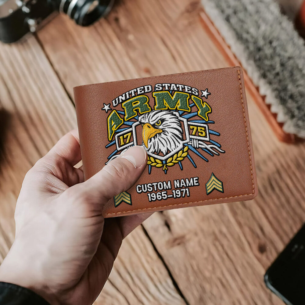 US Army, E 6 Army Specialist - Man Wallet - Image 2
