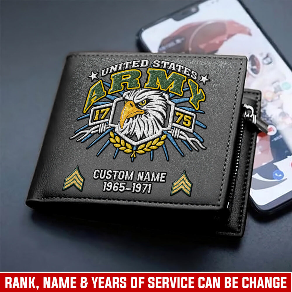 US Army, E 6 Army Specialist - Man Wallet