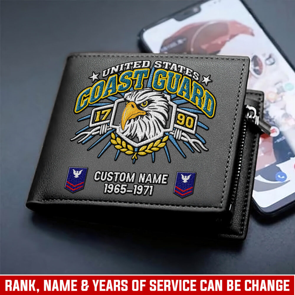 US Coast Guard, E 4 Red - Man Wallet