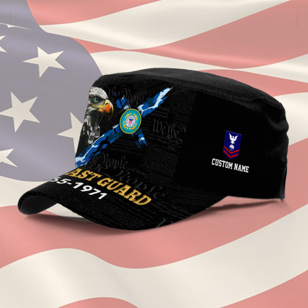 US Coast Guard, E 7 Red - Military Cap - Image 2