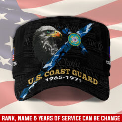 US Coast Guard, E 7 Red - Military Cap