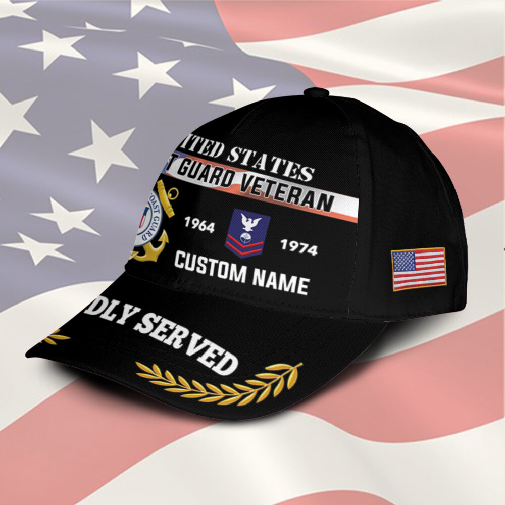 US Coast Guard, E 9 Gold - Classic Cap - Image 2