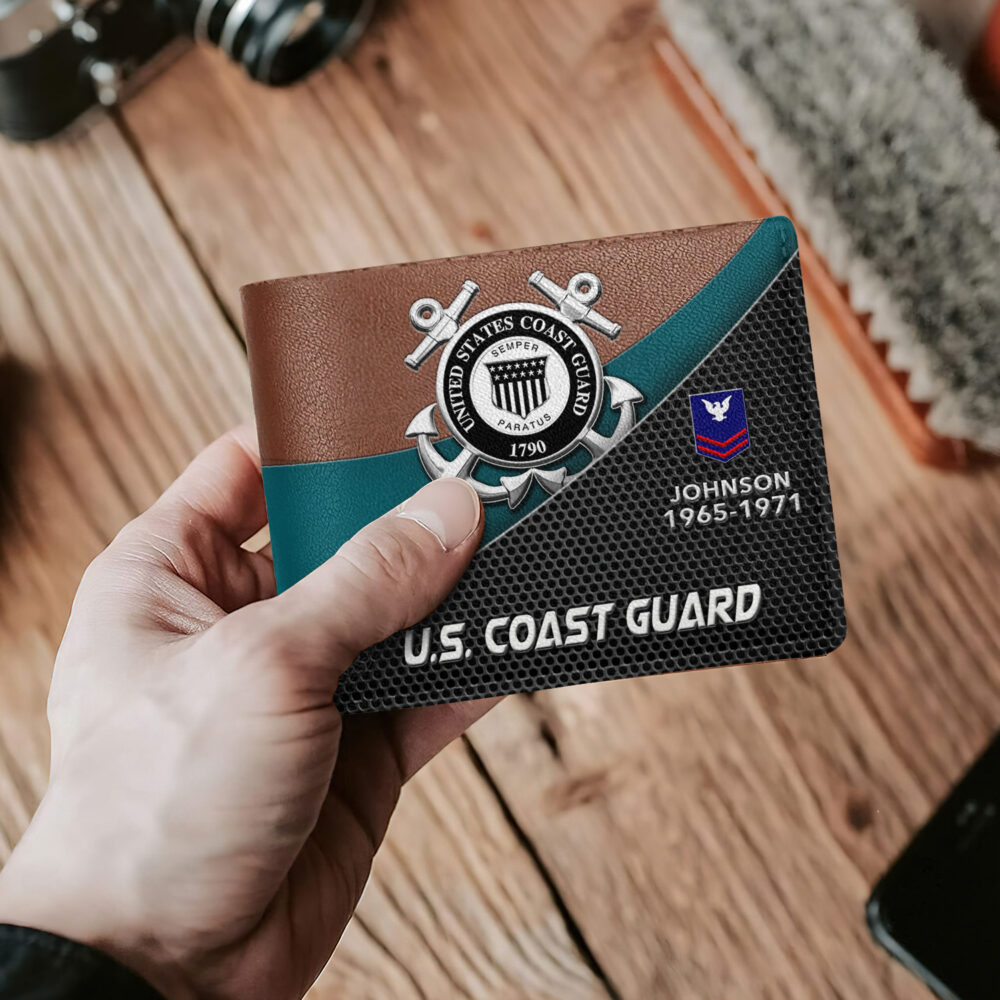 US Coast Guard, E 2 Blue - Man Wallet - Image 2