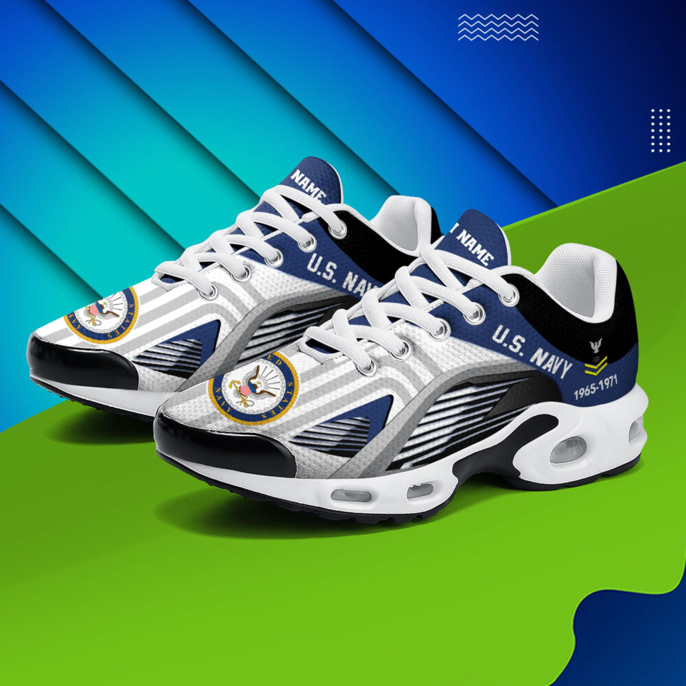 US Navy, Duty, Honor, Country - Air Max Plus Shoes - Image 3