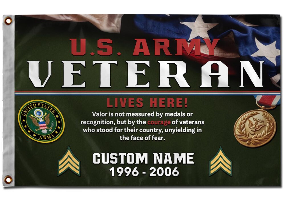 US Army, Thank a Veteran - Flying Flag 2×3 Feet(60×90 Cm) - Image 3