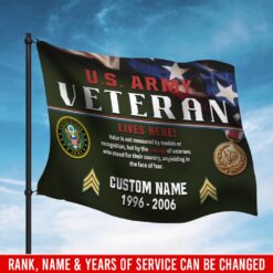 US Army, Proud To Have Served - Flying Flag 3×5 Feet(90×150 Cm)