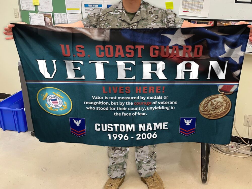 US Coast Guard, Born Ready - Flying Flag 2×3 Feet(60×90 Cm) - Image 2