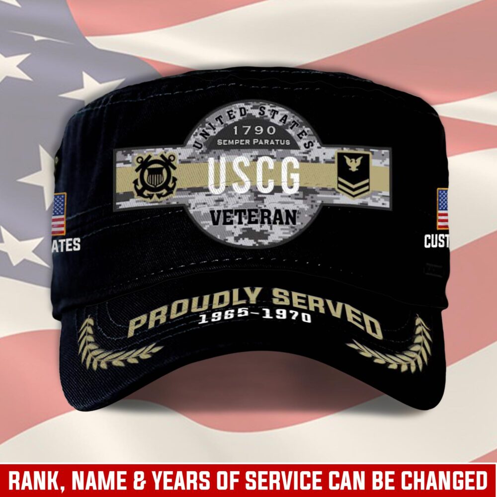 US Coast Guard, E 2 Blue - Military Cap
