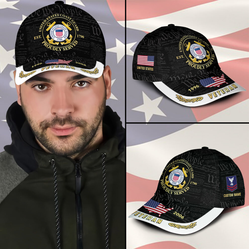 US Coast Guard, E 7 Red - Classic Cap - Image 3