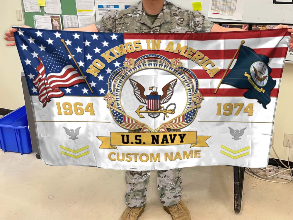 US Navy, Once A Sailor, Always A Sailor - Flying Flag 5×8 Feet(152×244 Cm) - Image 2