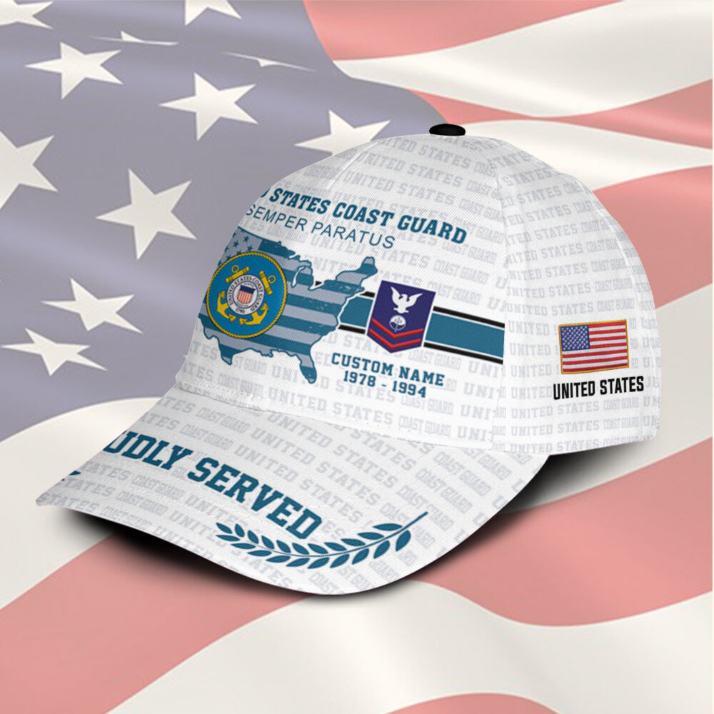 US Coast Guard, Served With Pride - Classic Cap - Image 2