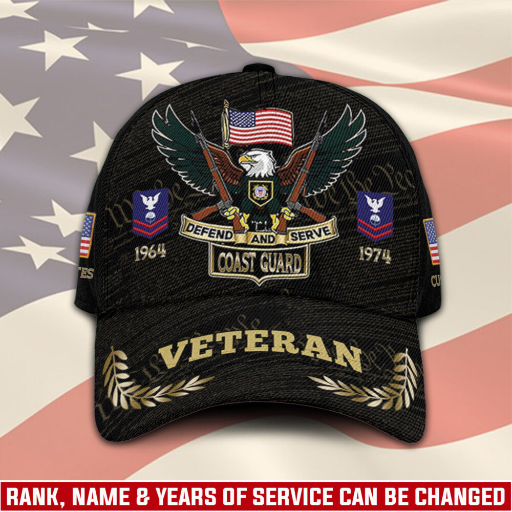 US Coast Guard, Honor The Fallen - Classic Cap