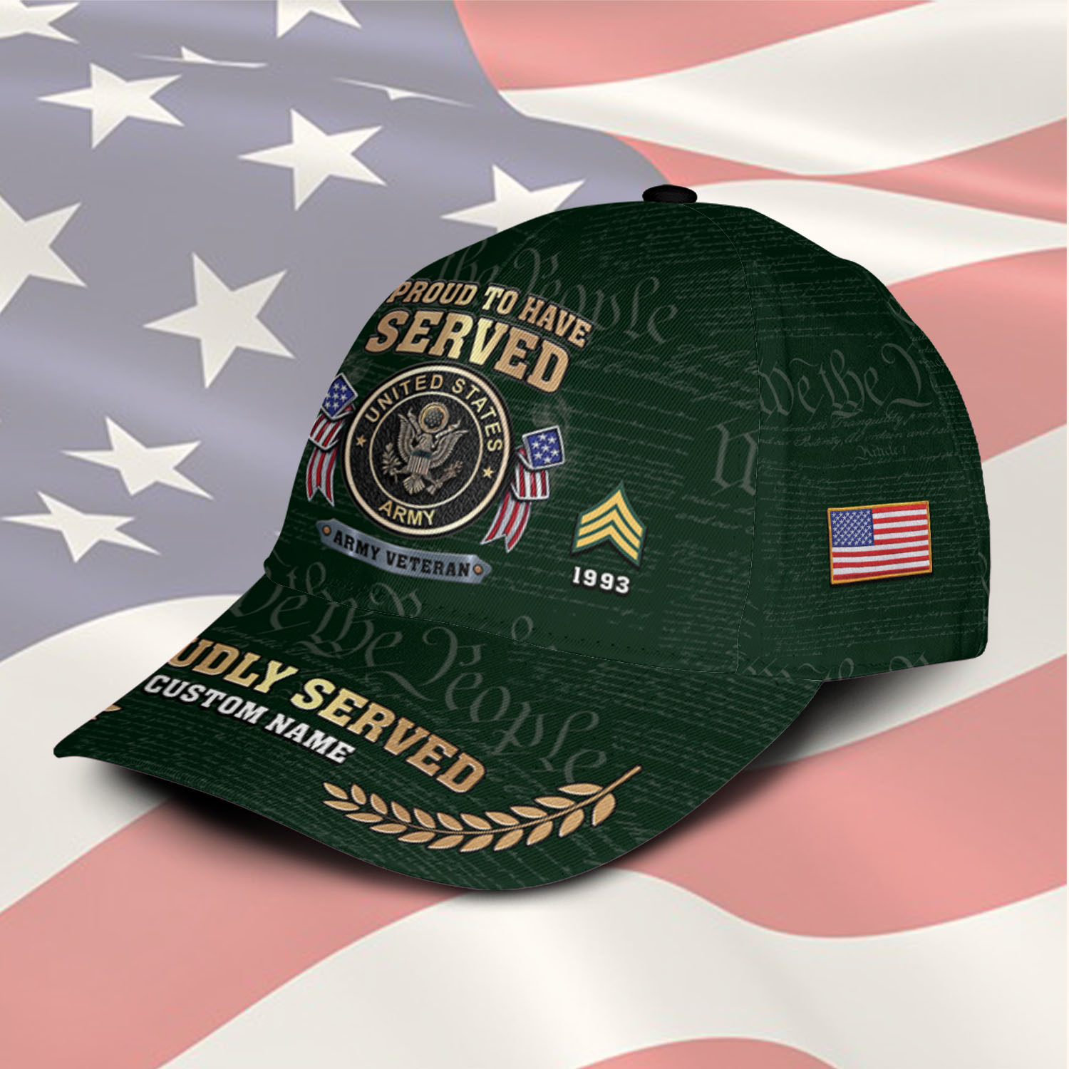 US Army, O 3 Army Captain - Classic Cap - Image 2