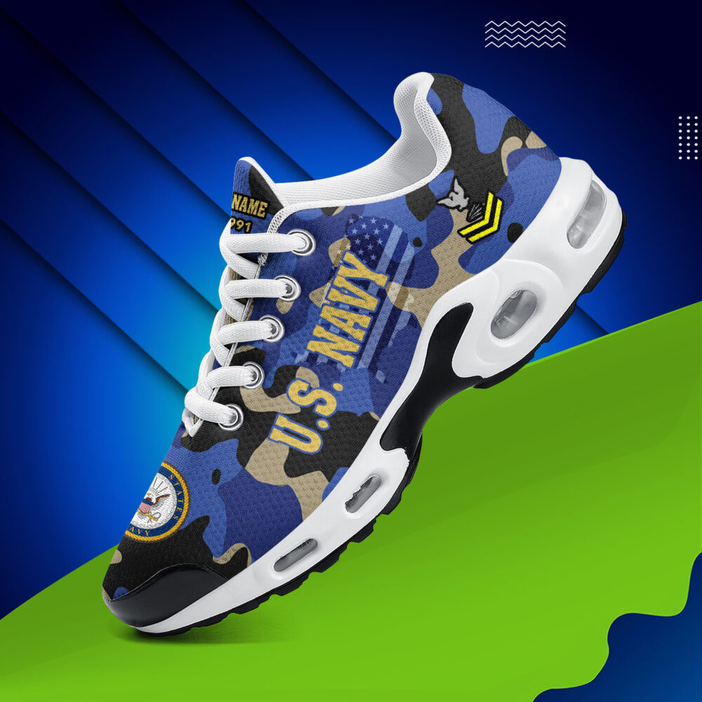 US Navy, E 2 White - Air Max Plus Shoes - Image 2