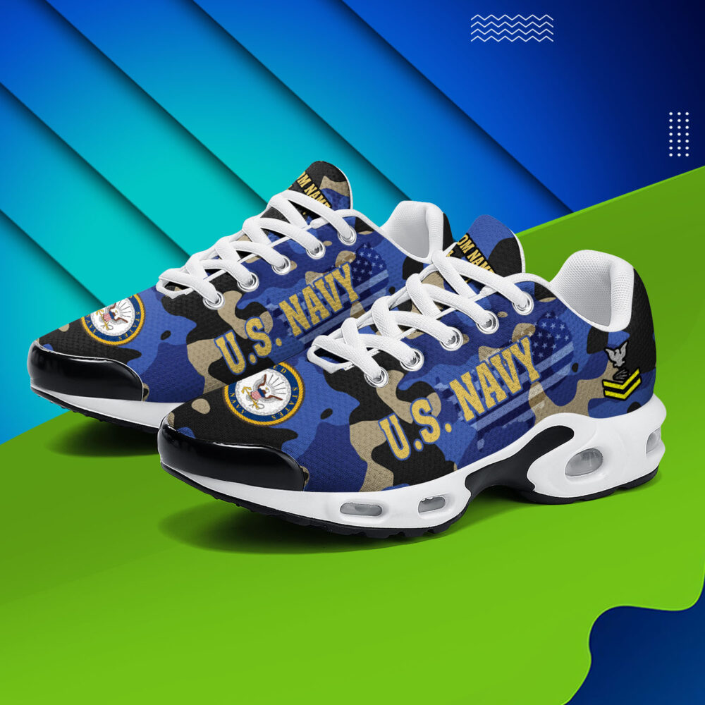 US Navy, E 2 White - Air Max Plus Shoes - Image 3