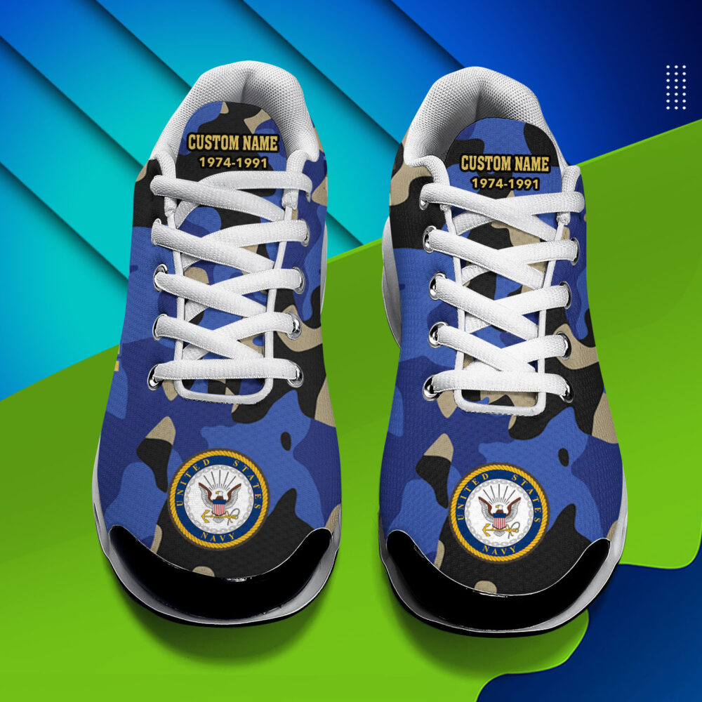US Navy, E 2 White - Air Max Plus Shoes - Image 4