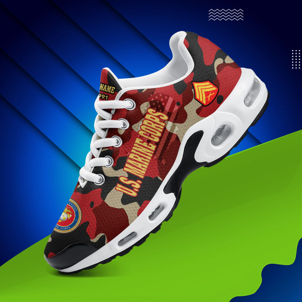 US Marine Corps, Honor, Duty, Service - Air Max Plus Shoes - Image 2