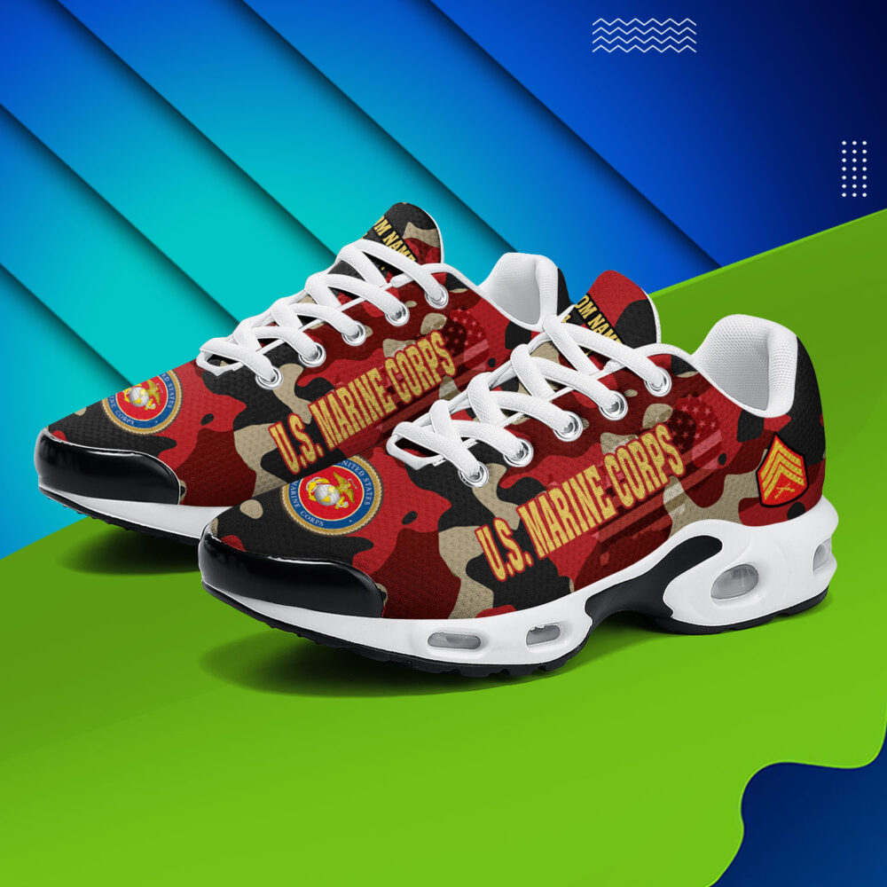 US Marine Corps, Honor, Duty, Service - Air Max Plus Shoes - Image 3
